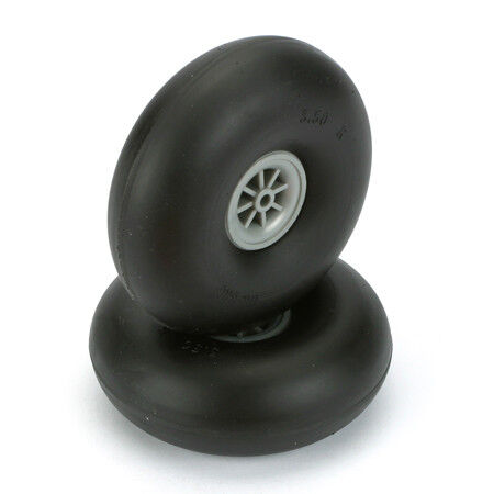 Du-Bro 3-1/2" Dia. Smooth Surface Wheels (2)