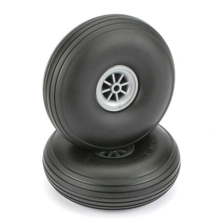 Du-Bro 3-1/2" Dia. Treaded Surface Wheels (2)