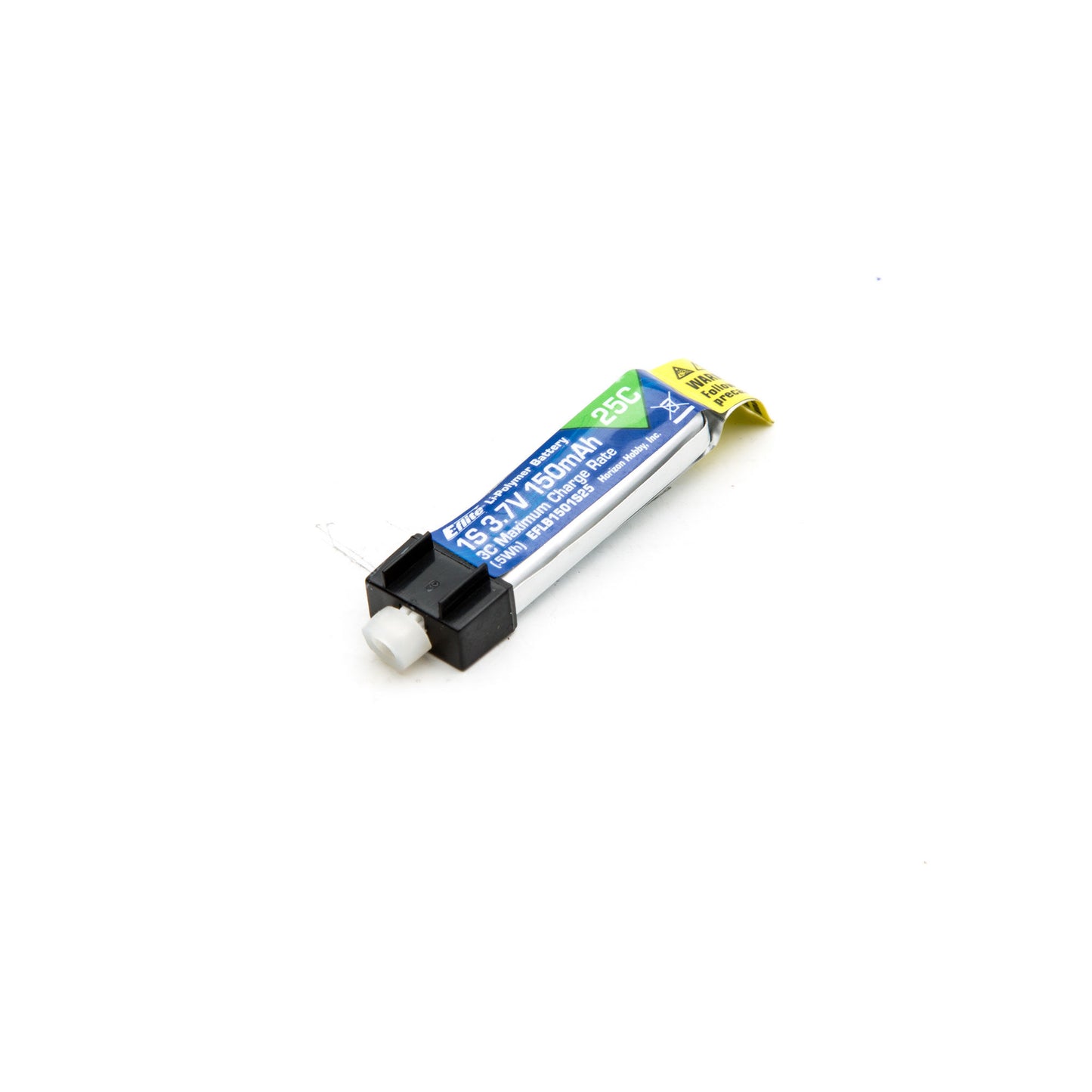 3.7V 150mAh 1S 25C LiPo Battery: PH 1.25 (Ultra Micro)