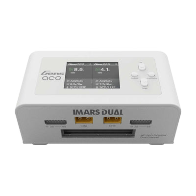 IMars Dual Channel 200W AC / 600W DC 15A Charger  White