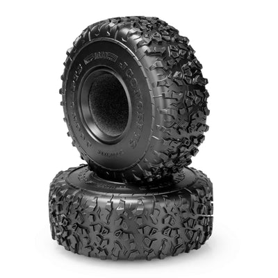 1/6 Tusk Scale Country 2.9" Crawler Tires with Inserts  Green Compound (2)