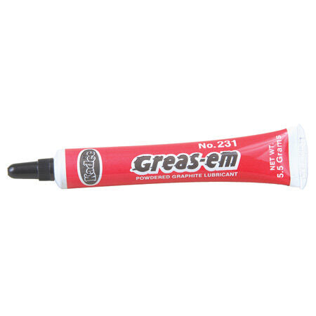 "Greas-em" Dry Graphite Lubricant  5.5 Grams