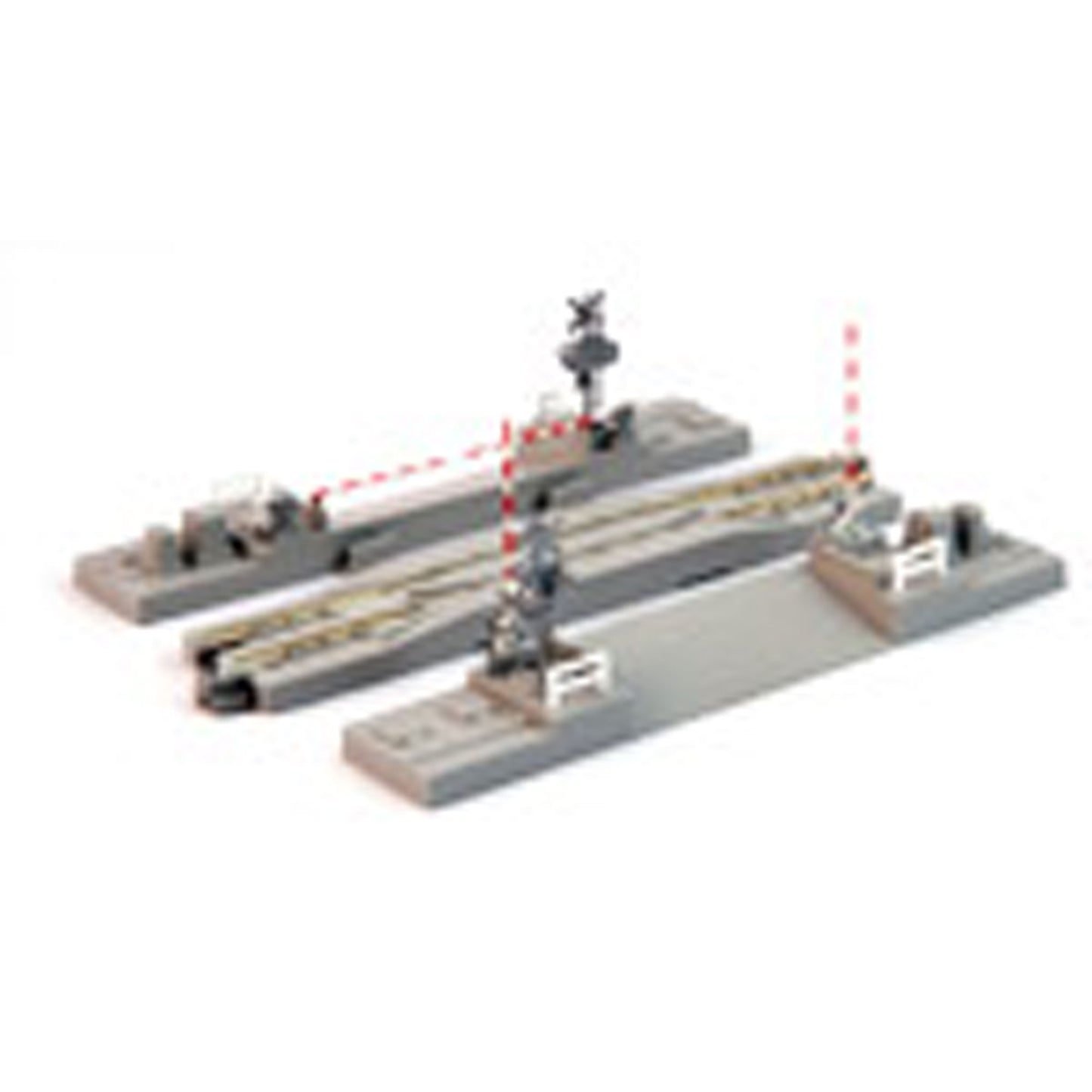 N 4-7 8" 124mm Crossing Gate & Rerailer Track