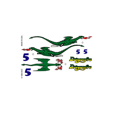 Dry Transfer Decals  Dragonfire