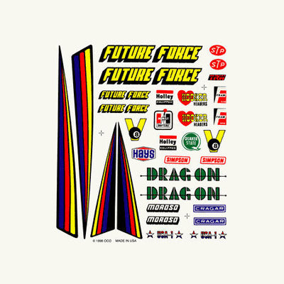 Dry Transfer Decals  Drag Racer