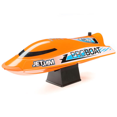 Jet Jam V2 12" Self-Righting Pool Racer Brushed RTR  Orange