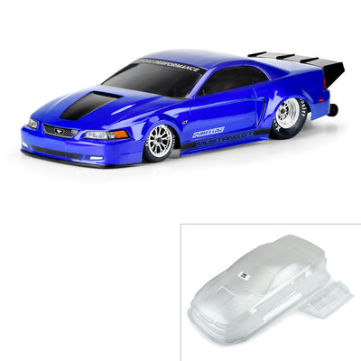 1/10 1999 Ford Mustang Clear Body: Drag Car