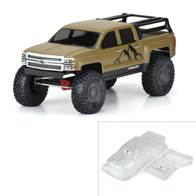 1/10 2015 Chevrolet Silverado Clear Body 13.9" WB