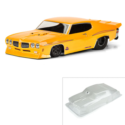 1/10 1970 Pontiac GTO Judge Clear Body: Drag Car