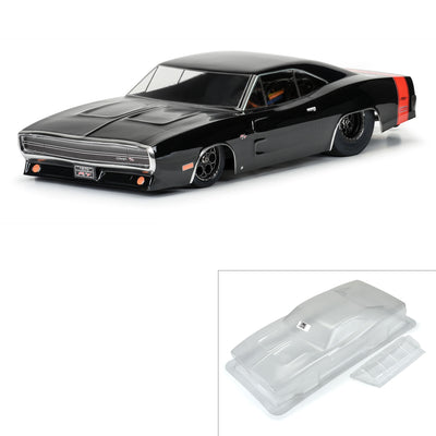 1/10 1970 Dodge Charger Clear Body: Drag Car