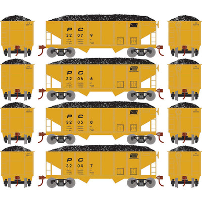 HO 34' 2-Bay Rib Side Hopper with Load  PC #2 (4)
