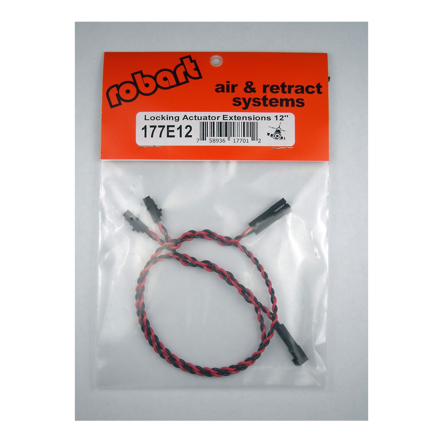 Locking Actuator Extension: 12" (2)