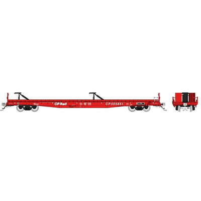 HO Marine Ind Piggyback Flatcar CPR #1 (6)