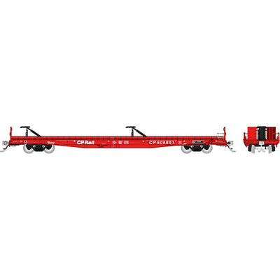 HO Marine Ind Piggyback Flatcar CPR  #2 (6)