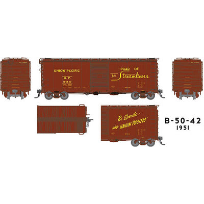 HO UP 40' B-50-42 Boxcar UP Delivery  Single