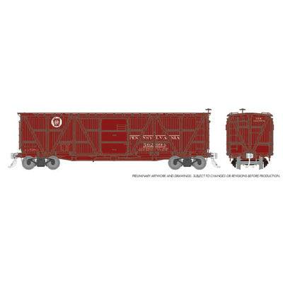 HO PRR X23 Boxcar PRR Circle Keystone #1