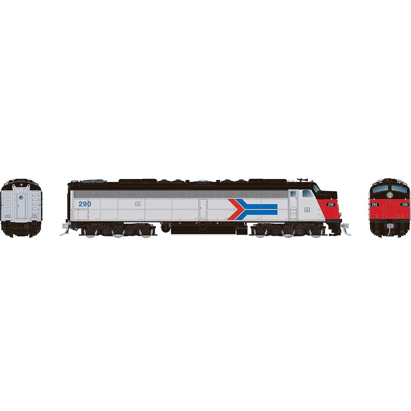HO EMD E8A Locomotive with HEP  with DCC & Sound Amtrak Phase 1  #497