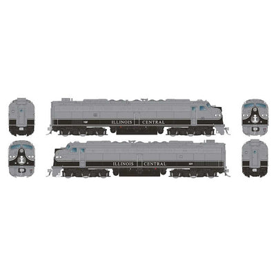 HO EMD E8A + E8A with HEP Locomotive Set with DCC & Sound  IC #100 101