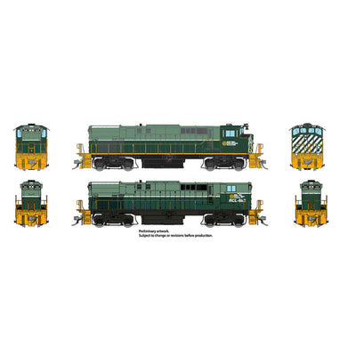 HO M-420 & M-420B DCC & Sound Locomotive Set BCR Green #645  #687