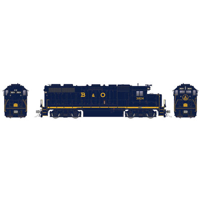 HO EMD GP38 Locomotive with DCC & Sound B&O #3840