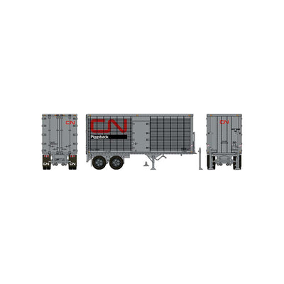 HO 26 Can-Car Trailer with side door CN PB #260132