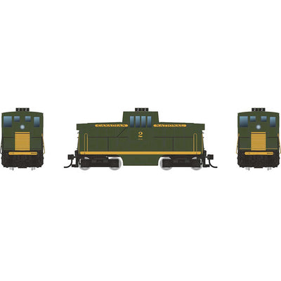 HO GE 44 Tonner Switcher Locomotive with DCC & Sound  CN Green #1