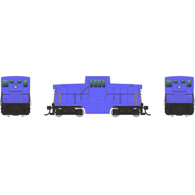 HO GE 44 Tonner Switcher Locomotive with DCC & Sound  Industrial Blue Phase IVa Body