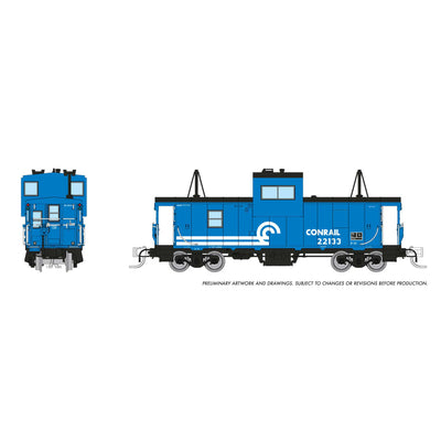 N Wide Vision Caboose  Conrail #22133