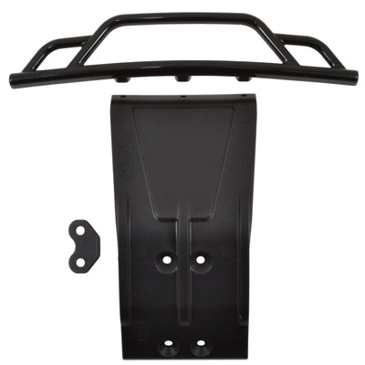Front Bumper and Skid Plate Black: Losi SCTE