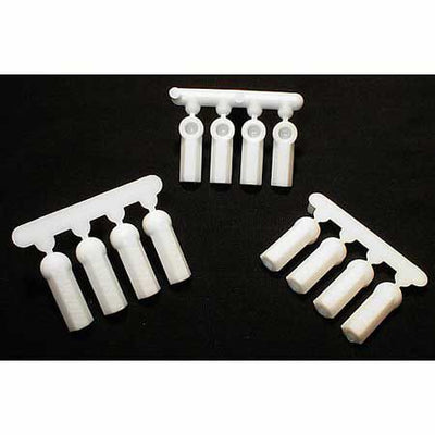 4-40 HD Rod Ends Wht:LOS ASC
