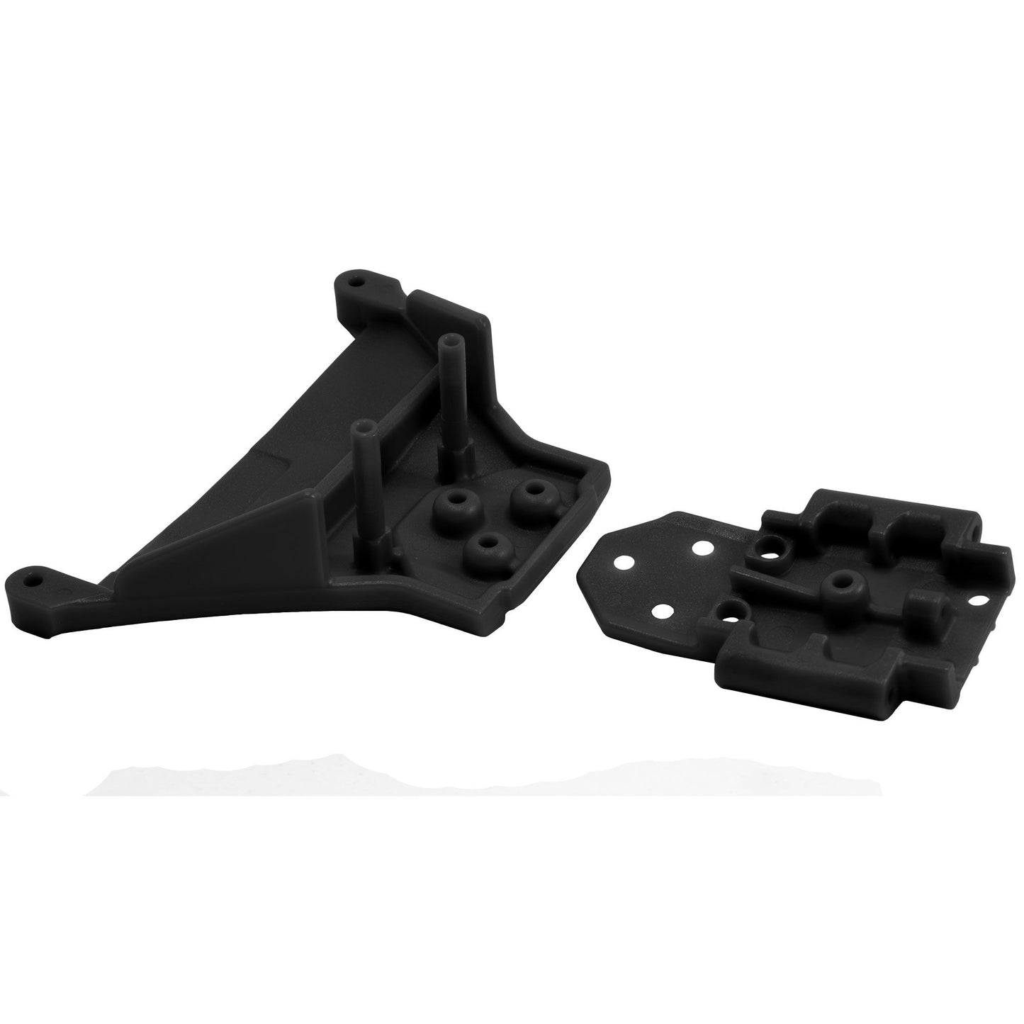 Front LCG Bulkhead Black: TRA SLH 4x4 & 1/10 Rally