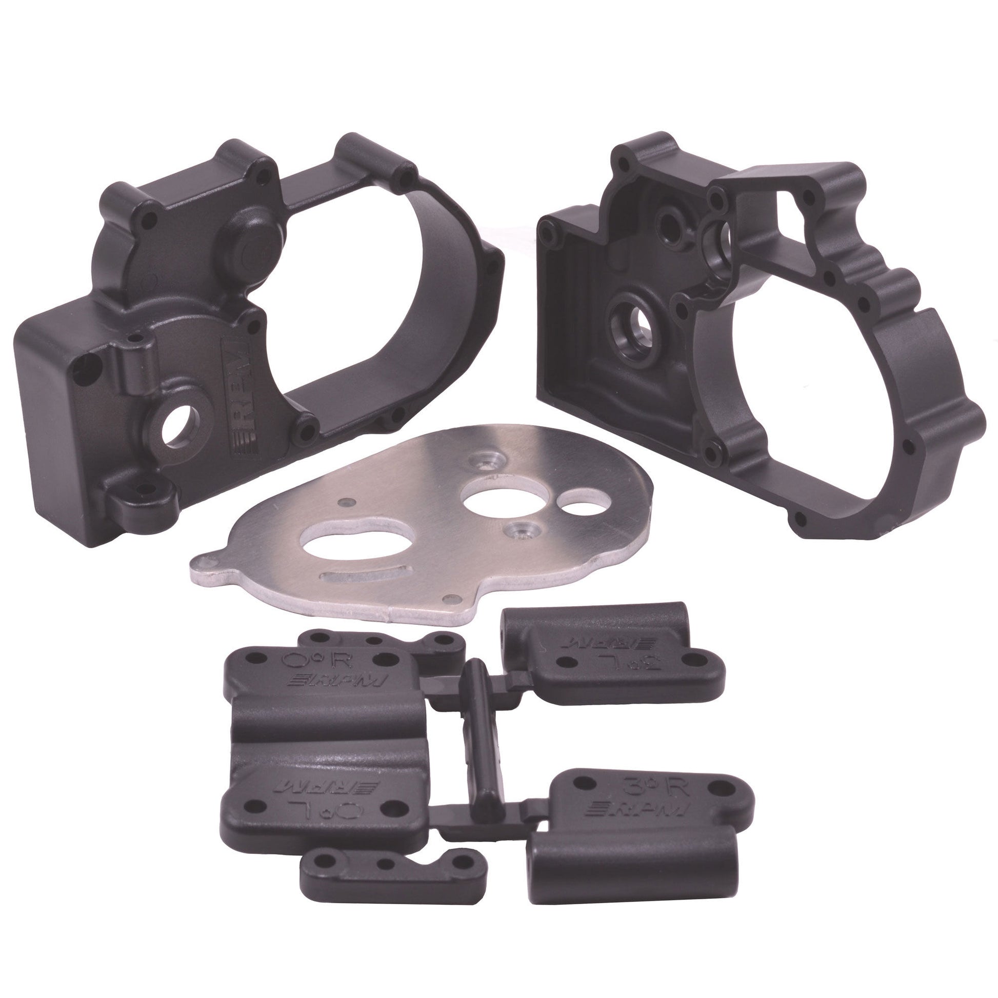 Gearbox Housing and Rear Mounts  Black: TRA 2WD Vehicles - Ricky's Hobby Corner