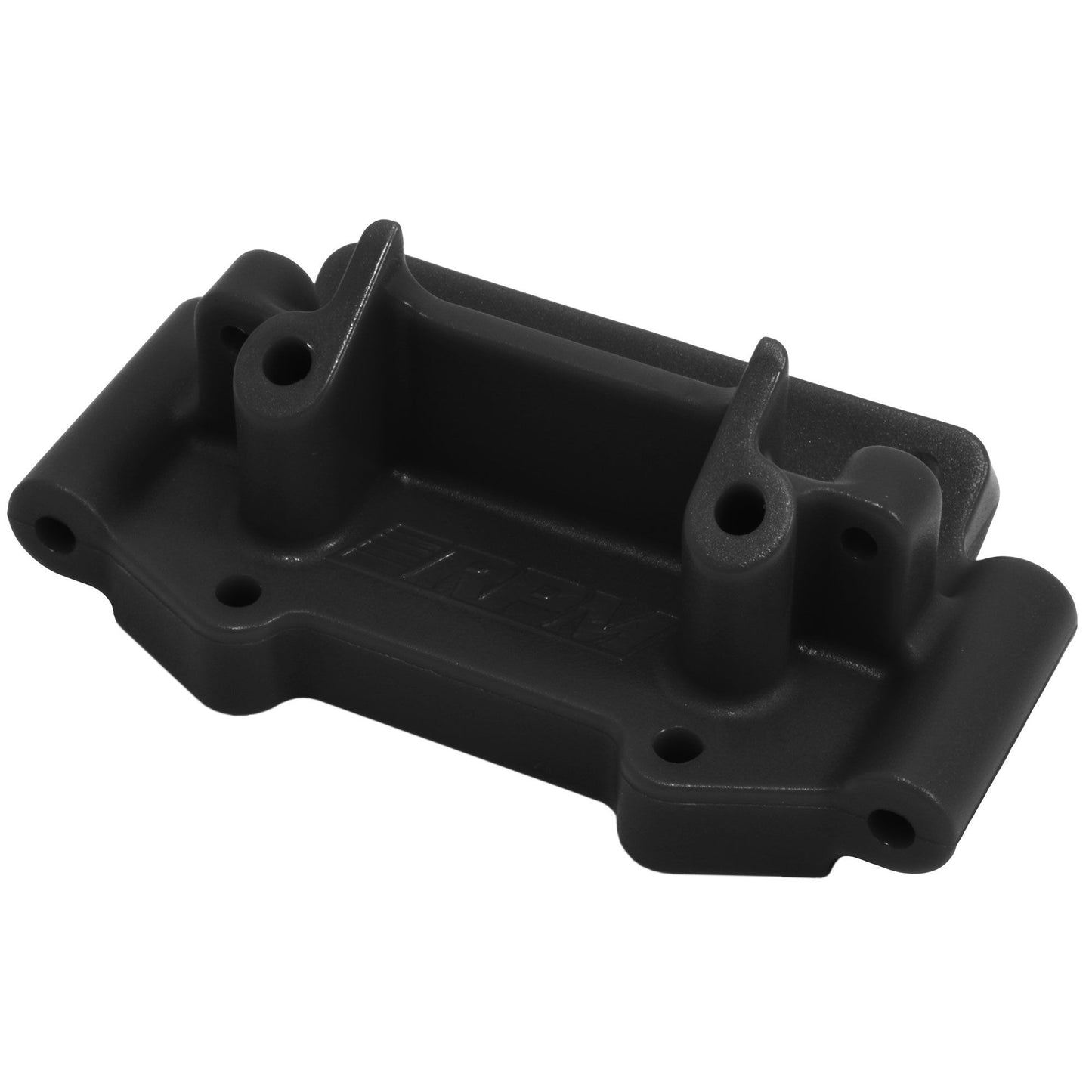 Front Bulkhead Black: TRA 2WD Vehicles