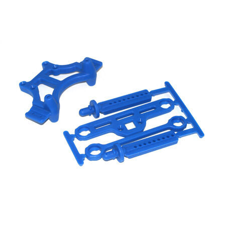 Shock Tower & Body Mount Blue: TMX 3.3 EMX