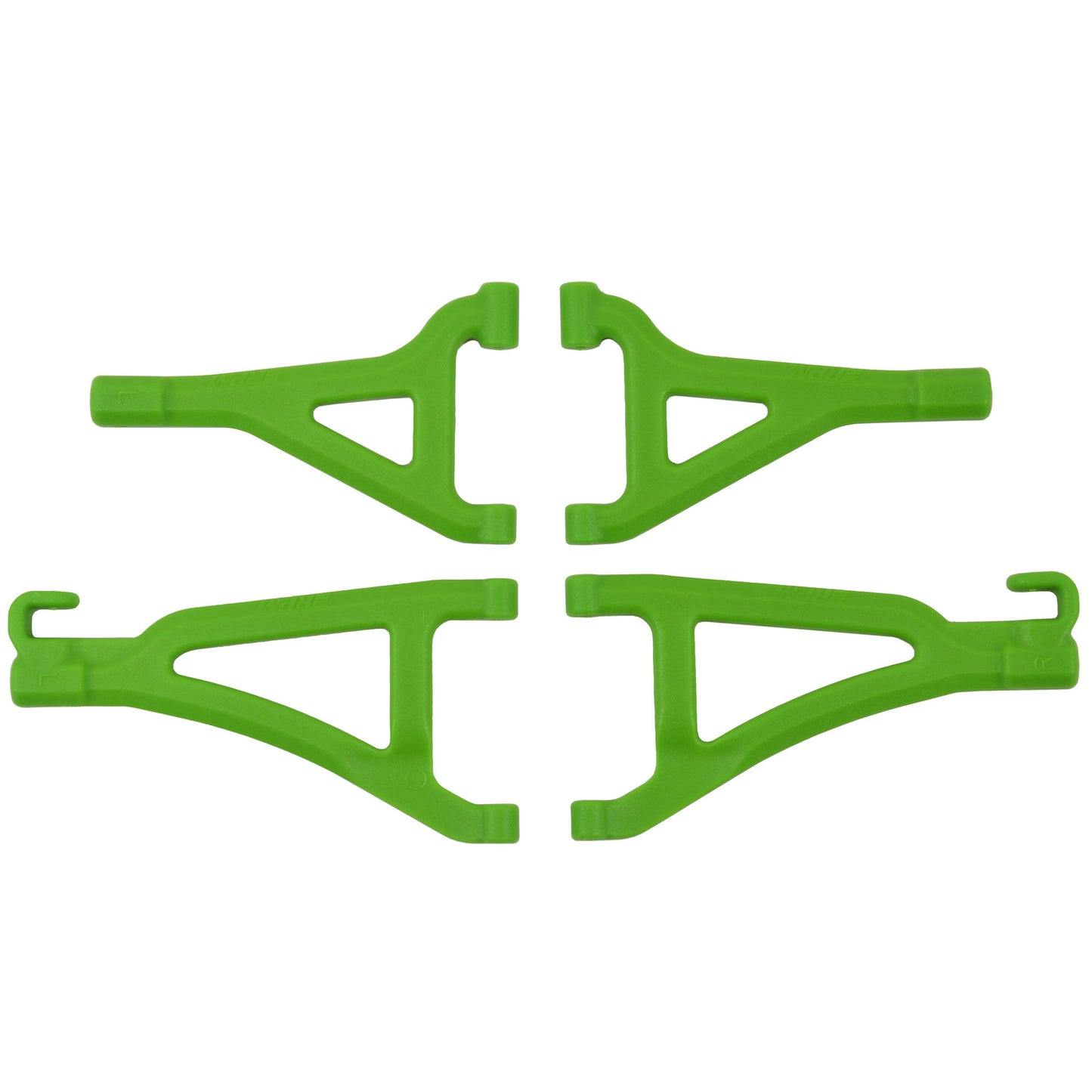 Front Upper & Lower A-Arms Green: 1/16 Grave Digger