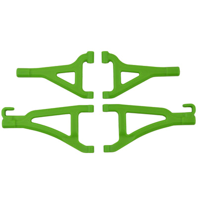 Front Upper & Lower A-Arms Green: 1/16 Grave Digger