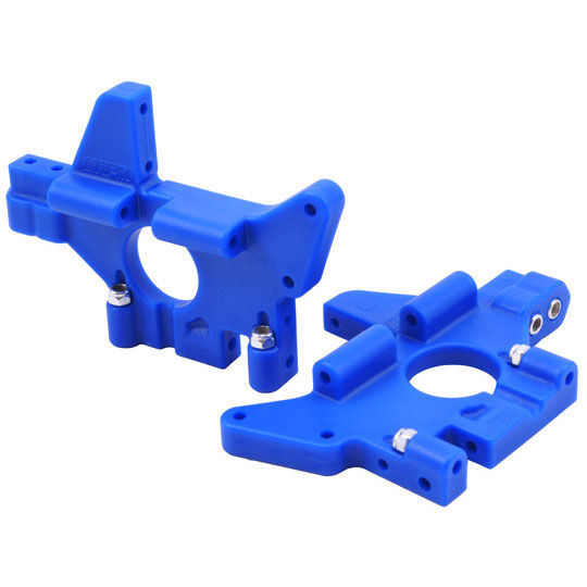 Rear Bulkheads for T-Maxx & E-Maxx: Blue