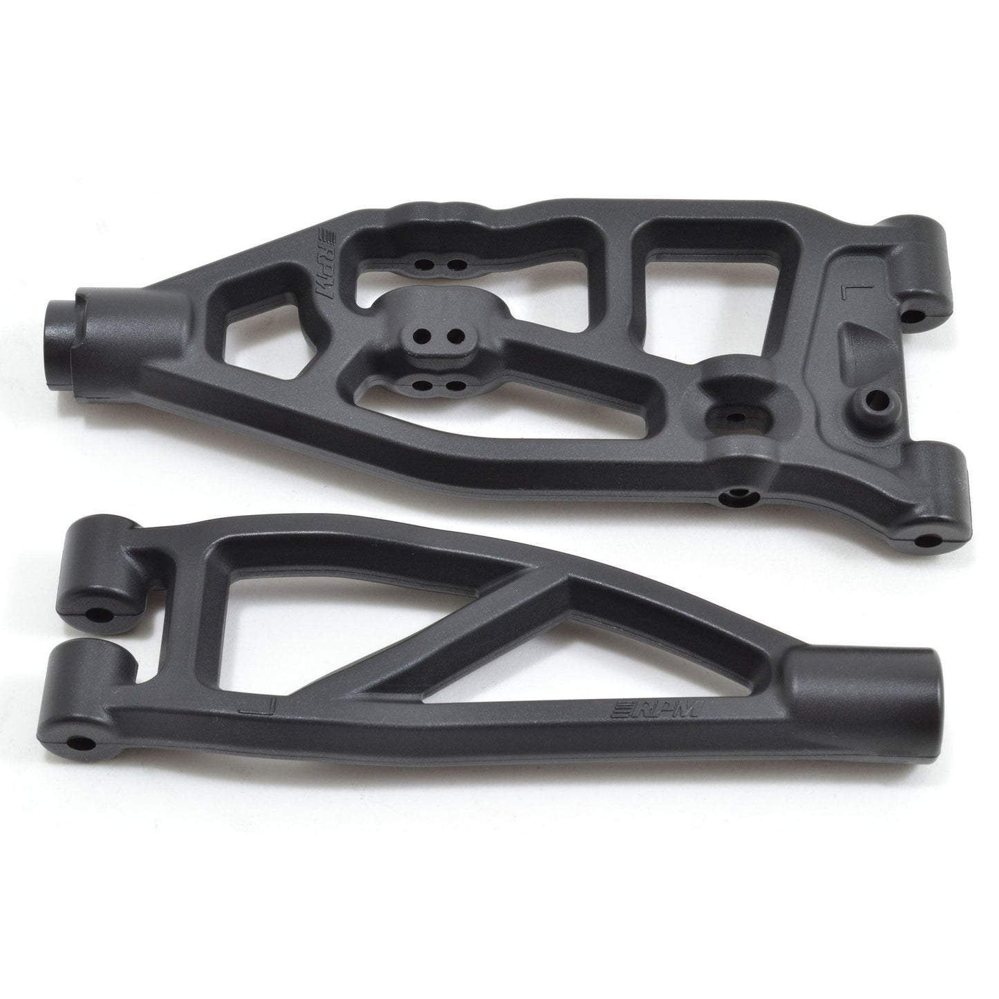 Front Left Upper & Lower A-arms: ARRMA V5 6S BLX & EXB Trucks Black