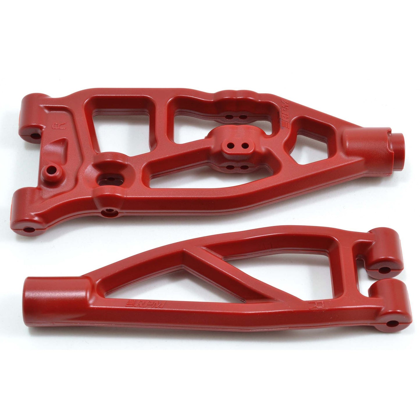Front Right Upper & Lower A-arms: ARRMA V5 6S BLX & EXB Trucks Red