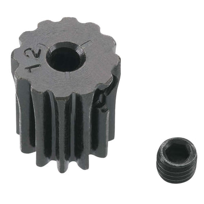 0.5 Module Hard Blackened Steel Mini Pinion 2mm 12T
