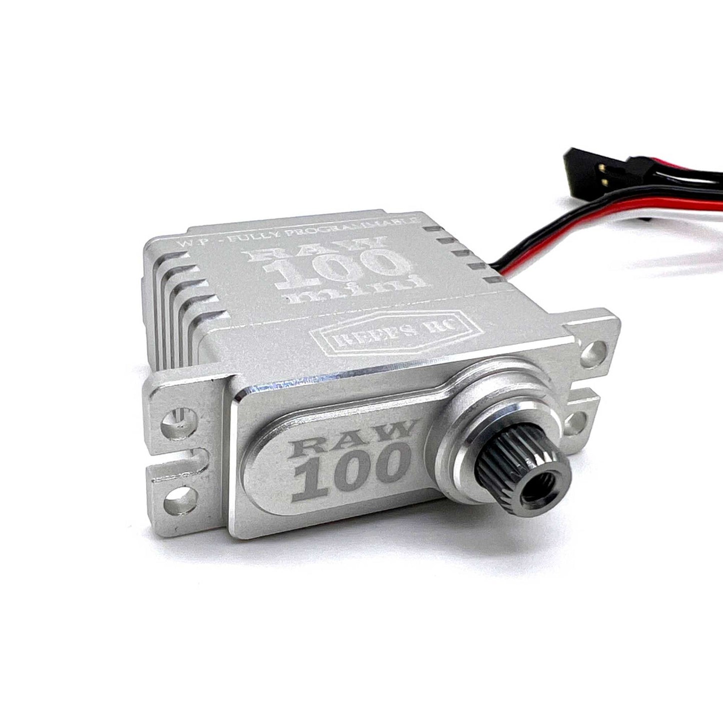 RAW 100 Mini Digital Metal Gear Waterproof Programmable Servo  Silver