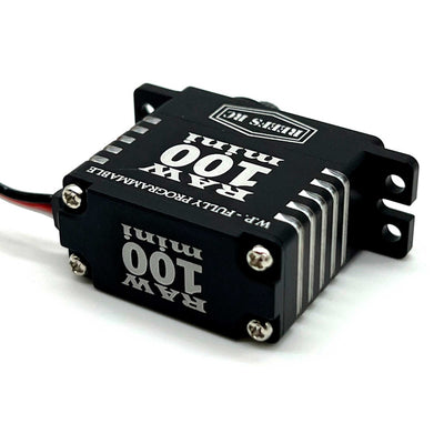 RAW 100 Mini Digital Metal Gear Waterproof Programmable Servo  Black