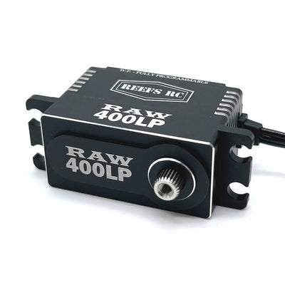 RAW 400LP Low Profile Digital Metal Gear Waterproof Programmable Servo  Black
