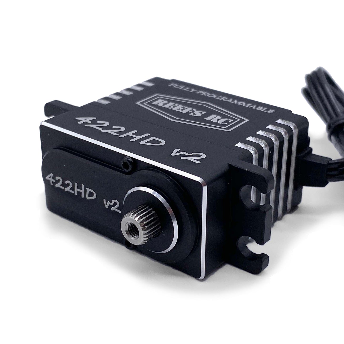 422HD V2 Digital Metal Gear Waterproof Programmable Servo  Black