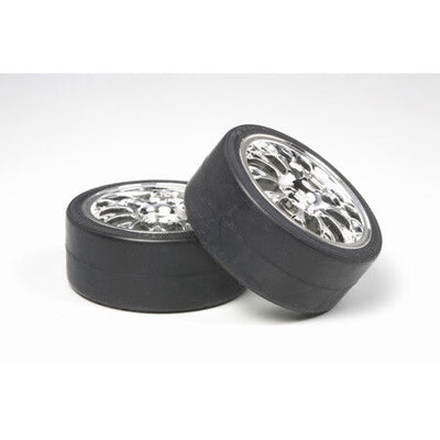 1/10 26mm Mesh Pre-Mounted Tires (2)