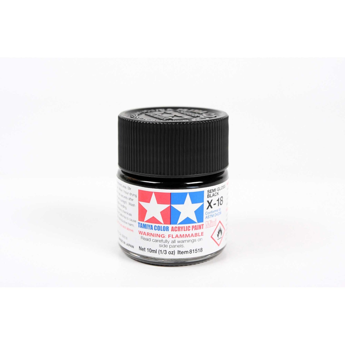 Acrylic Mini X18  Semi Gloss Black