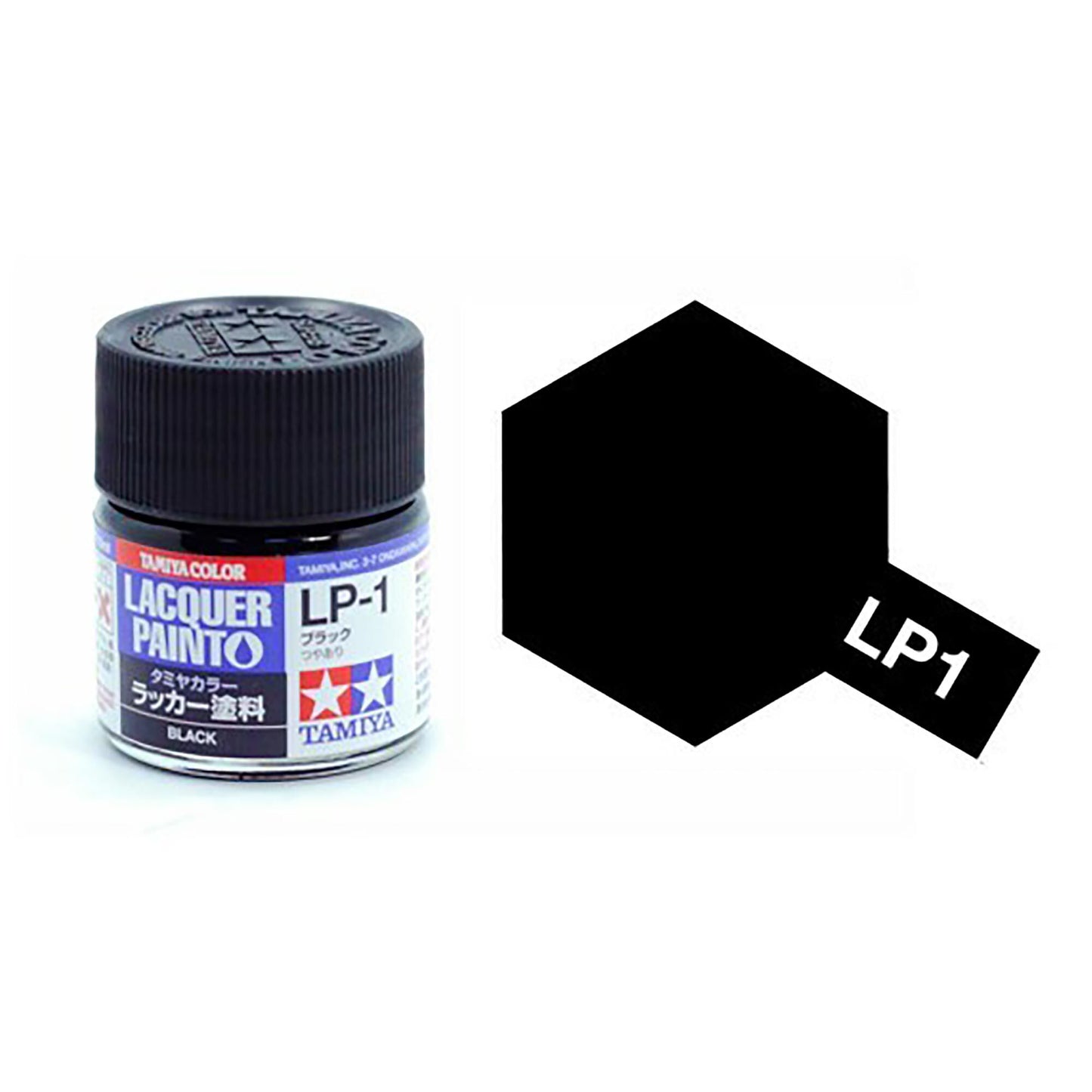 Lacquer Paint  LP-1  Gloss Black  10 mL