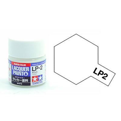 Lacquer Paint  LP-2 Gloss White  10 mL