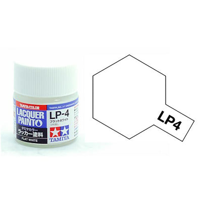 Lacquer Paint  LP-4 Flat White  10 mL