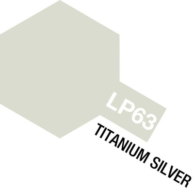 Lacquer Paint  LP-63 Titanium Silver  10 mL